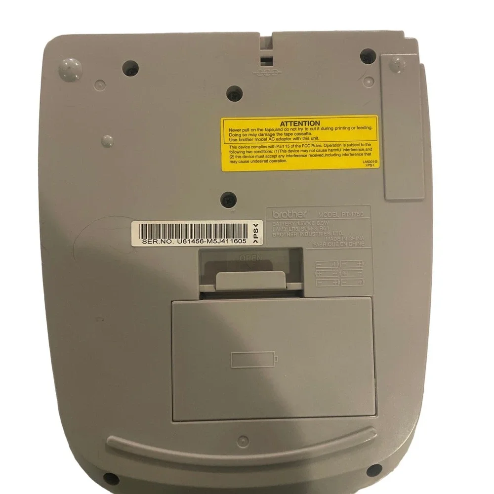 Brother P-Touch PT-1750 Label Thermal Printer w‎ Power Supply AC